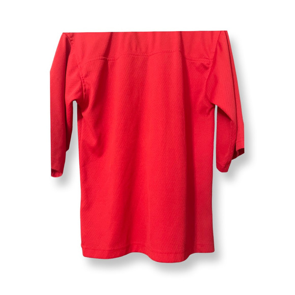 Major League St. Louis Cardinals Baseball Jersey V-Neck 3/4 Sleeves Red Boys L - Picture 6 of 8